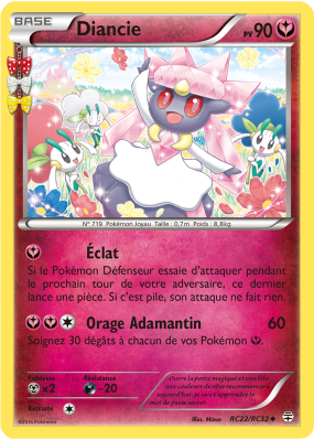 Carte Pokémon Diancie RC22/RC32 Peu commune Générations (JCC)
