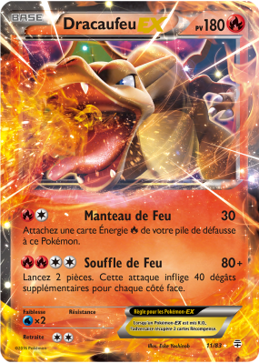 Carte Pokémon Dracaufeu-EX 11/83 Ultra Rare Générations (JCC)