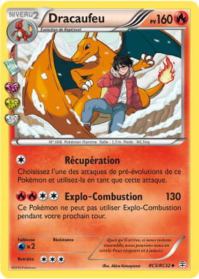 Carte Pokémon Dracaufeu RC5/RC32 Peu commune Générations (JCC)