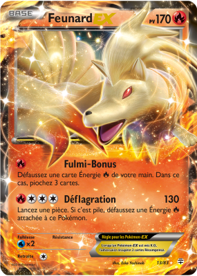 Carte Pokémon Feunard-EX 13/83 Ultra Rare Générations (JCC)