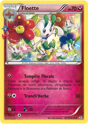 Carte Pokémon Floette RC18/RC32 Peu commune Générations (JCC)