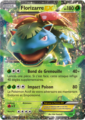 Carte Pokémon Florizarre-EX 1/83 Ultra Rare Générations (JCC)