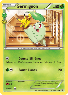 Carte Pokémon Germignon RC1/RC32 Commune Générations (JCC)