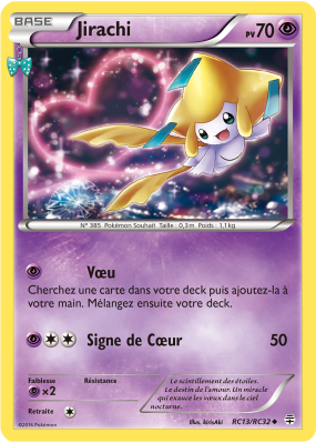 Carte Pokémon Jirachi RC13/RC32 Commune Générations (JCC)