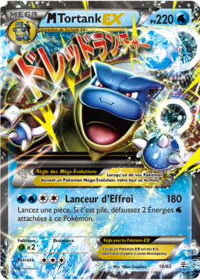 Carte Pokémon M-Tortank-EX 18/83 Ultra Rare Générations (JCC)