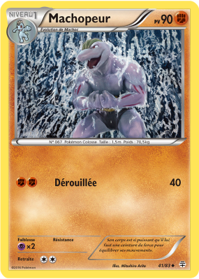 Carte Pokémon Machopeur 41/83 Peu commune Générations (JCC)