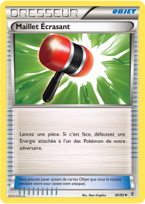Carte Pokémon Maillet Écrasant 60/83 Peu commune Générations (JCC)