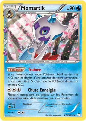 Carte Pokémon Momartik RC8/RC32 Peu commune Générations (JCC)
