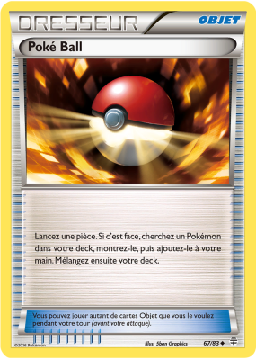 Carte Pokémon Poké Ball 67/83 Peu commune Générations (JCC)