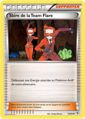 Carte Pokémon Sbire de la Team Flare 73/83 Peu commune Générations (JCC)