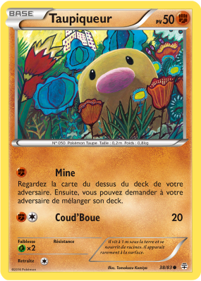 Carte Pokémon Taupiqueur 38/83 Commune Générations (JCC)