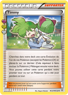 Carte Pokémon Timmy RC27/RC32 Peu commune Générations (JCC)