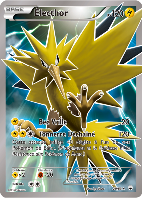 Carte Pokémon Électhor 29/83 Ultra Rare Générations (JCC)