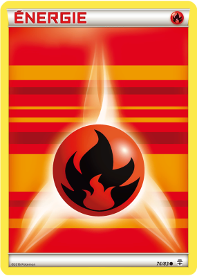 Carte Pokémon Énergie Feu 76/83 Commune Générations (JCC)