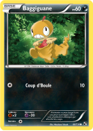 Carte Pokémon Baggiguane 68/114 Commune Noir & Blanc (JCC)