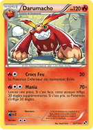 Carte Pokémon Darumacho 25/114 Rare Noir & Blanc (JCC)