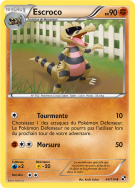 Carte Pokémon Escroco 64/114 Peu commune Noir & Blanc (JCC)
