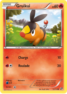 Carte Pokémon Gruikui 15/114 Commune Noir & Blanc (JCC)