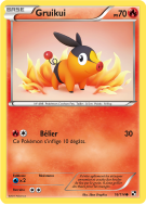 Carte Pokémon Gruikui 16/114 Commune Noir & Blanc (JCC)