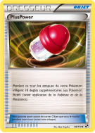 Carte Pokémon PlusPower 96/114 Peu commune Noir & Blanc (JCC)