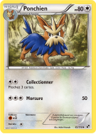 Carte Pokémon Ponchien 82/114 Peu commune Noir & Blanc (JCC)
