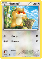 Carte Pokémon Ratentif 77/114 Commune Noir & Blanc (JCC)