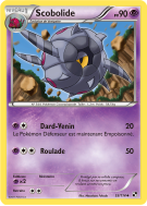 Carte Pokémon Scobolide 53/114 Peu commune Noir & Blanc (JCC)