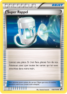 Carte Pokémon Super Rappel 103/114 Peu commune Noir & Blanc (JCC)