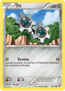 Carte Pokémon Tic 74/114 Commune Noir & Blanc (JCC)