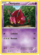 Carte Pokémon Venipatte 52/114 Commune Noir & Blanc (JCC)