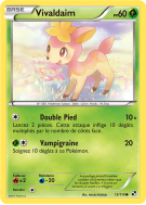 Carte Pokémon Vivaldaim 13/114 Commune Noir & Blanc (JCC)