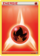 Carte Pokémon Énergie Feu 106/114 Commune Noir & Blanc (JCC)