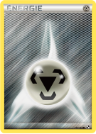 Carte Pokémon Énergie Métal 112/114 Commune Noir & Blanc (JCC)