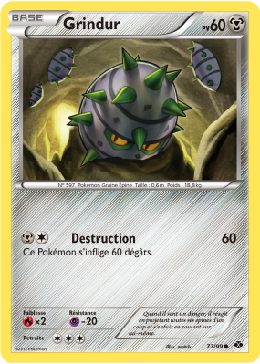 Carte Pokémon Grindur 77/99 Commune Destinées Futures