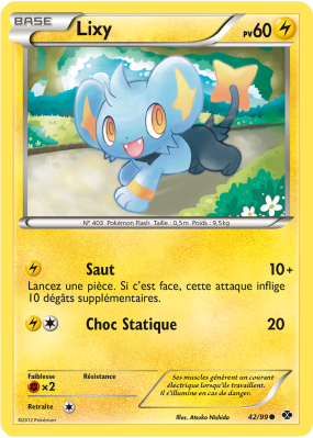 Carte Pokémon Lixy 42/99 Commune Destinées Futures