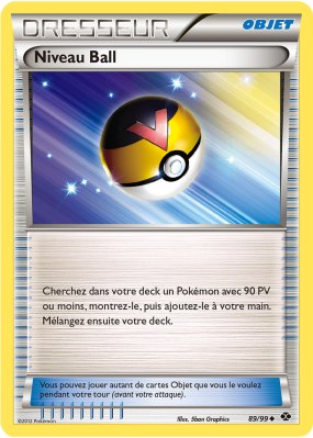 Carte Pokémon Niveau Ball 89/99 Peu commune Destinées Futures