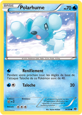 Carte Pokémon Polarhume 36/99 Commune Destinées Futures
