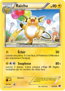 Carte Pokémon Raichu 40/99 Peu commune Destinées Futures