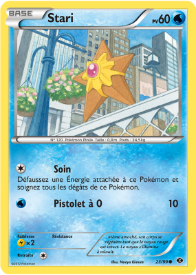 Carte Pokémon Stari 23/99 Commune Destinées Futures