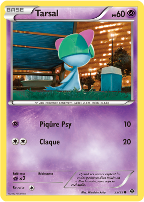 Carte Pokémon Tarsal 55/99 Commune Destinées Futures
