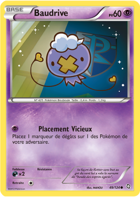 Carte Pokémon Baudrive 49/124 Commune Dragons Exaltés