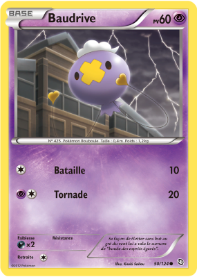 Carte Pokémon Baudrive 50/124 Commune Dragons Exaltés
