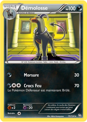 Carte Pokémon Démolosse 75/124 Rare Dragons Exaltés