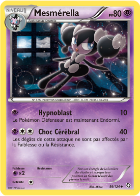 Carte Pokémon Mesmérella 56/124 Peu commune Dragons Exaltés