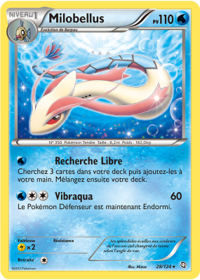 Carte Pokémon Milobellus 28/124 Holographique Dragons Exaltés