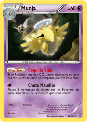 Carte Pokémon Munja 48/124 Rare Dragons Exaltés