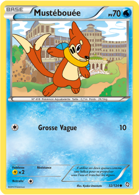 Carte Pokémon Mustébouée 32/124 Commune Dragons Exaltés