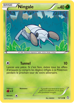 Carte Pokémon Ningale 10/124 Commune Dragons Exaltés