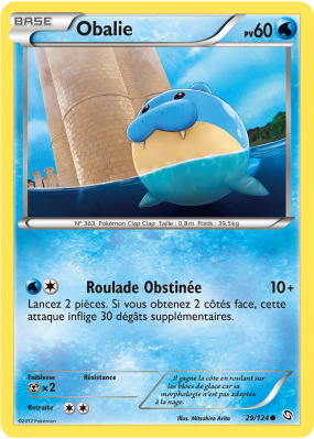 Carte Pokémon Obalie 29/124 Commune Dragons Exaltés