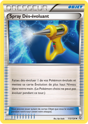 Carte Pokémon Spray Dés-évoluant 113/124 Peu commune Dragons Exaltés